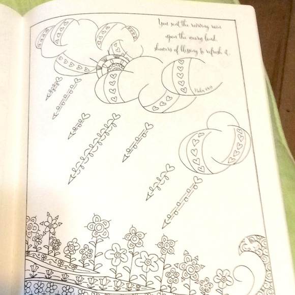 Coloring the Psalms Adult Inspirational color book - Picture 4 of 5